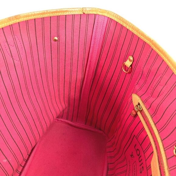 LOUIS VUITTON M41991 Monogram Bay Neverfull MM Tote Bag Shoulder Bag pink/Brown - Picture 16 of 16